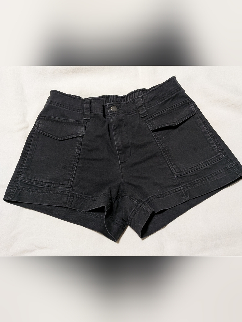 Black Cargo Shorts